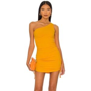 BB Dakota Steve Madden Yellow Ruch Dress